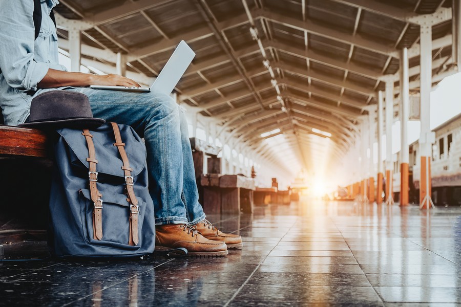 Attente à l'aéroport